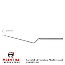 Hardy Micro Curette Bayonet Shaped Stainless Steel, 26 cm - 10 1/4" Diameter 6.0 mm Ø